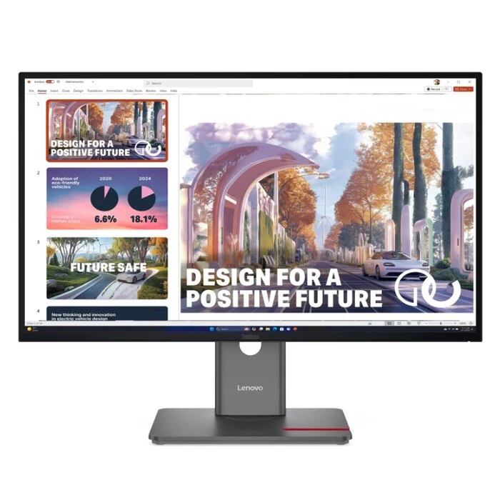 მონიტორი Lenovo ThinkVision P27QD-40 27" IPS QHD 2560x1440 4ms 120Hz Raven Black