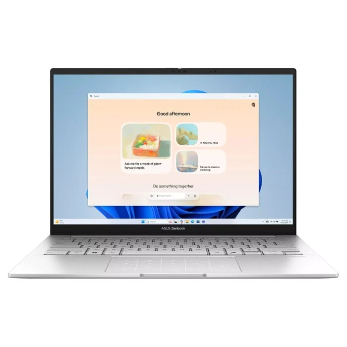 ნოუთბუქი Asus Zenbook 14" 3K OLED 120Hz Ultra 9 285H 32GB 1TB SSD Intel Graphics Win 11 Home Foggy Silver