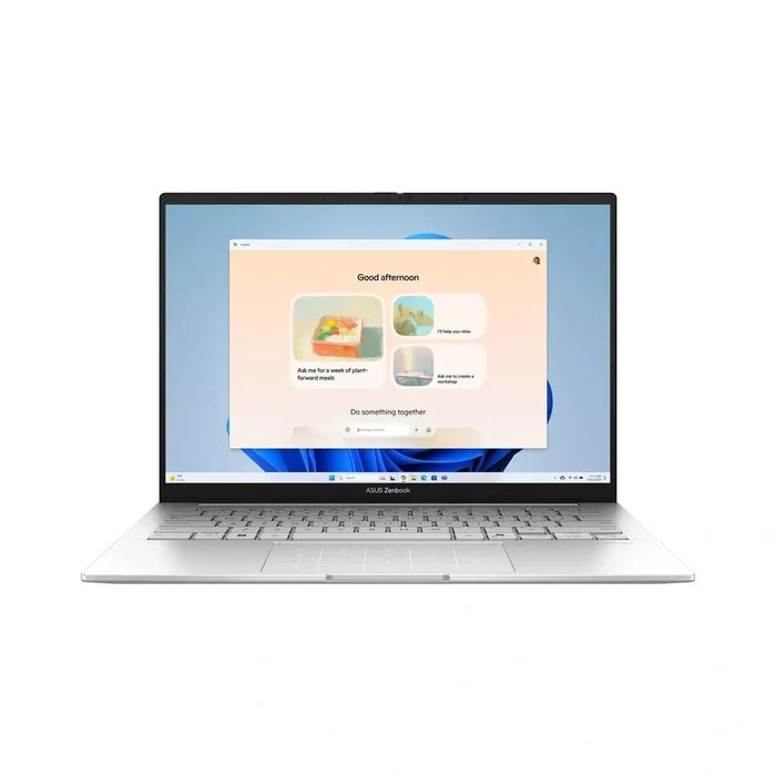 ნოუთბუქი Asus Zenbook 14" OLED Touch Ultra 5 225H 16GB 512GB SSD Intel Graphics Win 11 Home Foggy Silver