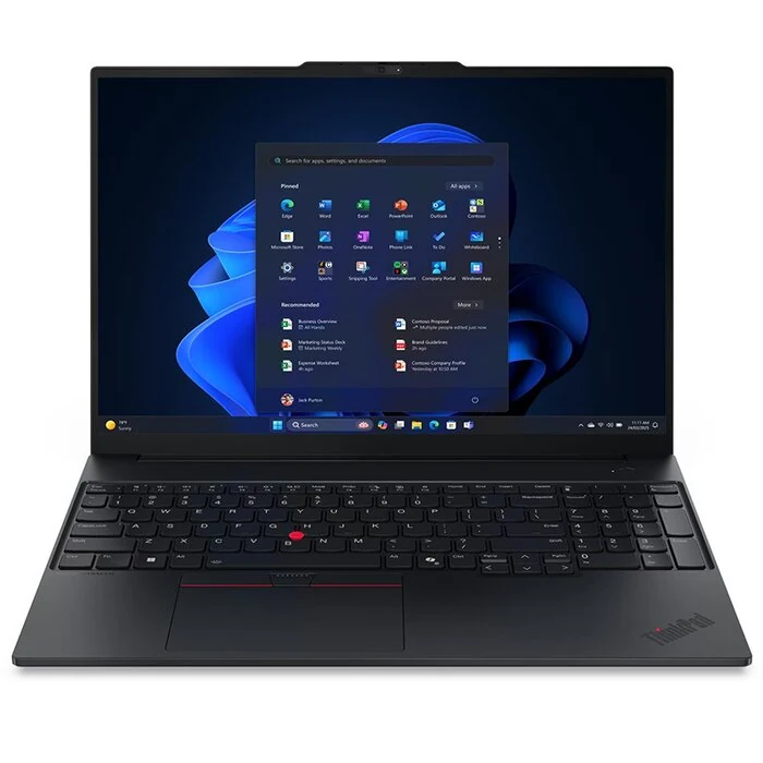 ნოუთბუქი Lenovo ThinkPad E16 Gen 3 16" Ultra 7 255H 32GB 1TB SSD Integrated Graphics BLACK (21SR004TGX)