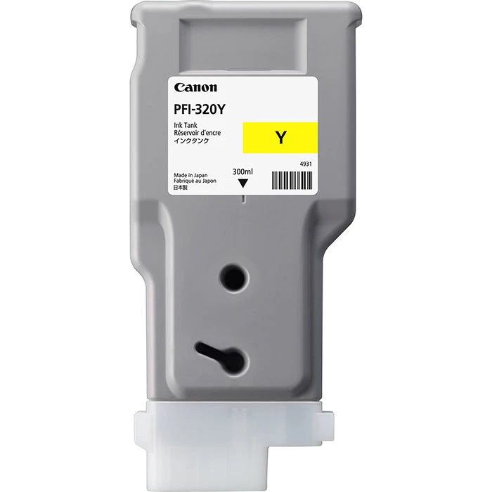 მელანი Canon PFI-320 Yellow Ink Cartridge (300mL) For imagePROGRAF TM-200, TM-205, TM-300, TM-305