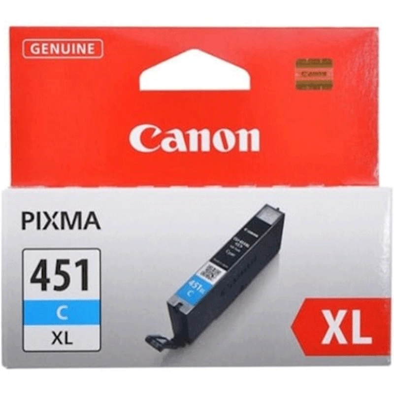 კარტრიჯი Canon CLI-451 XL Cyan for PIXMA IP7240, iP8740, iX6840, MG5440, MG5540, MG5640, MG6340