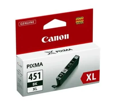 კარტრიჯი Canon CLI-451XL BK Black for PIXMA IP7240, iP8740, iX6840, MG5440, MG5540, MG5640, MG6340