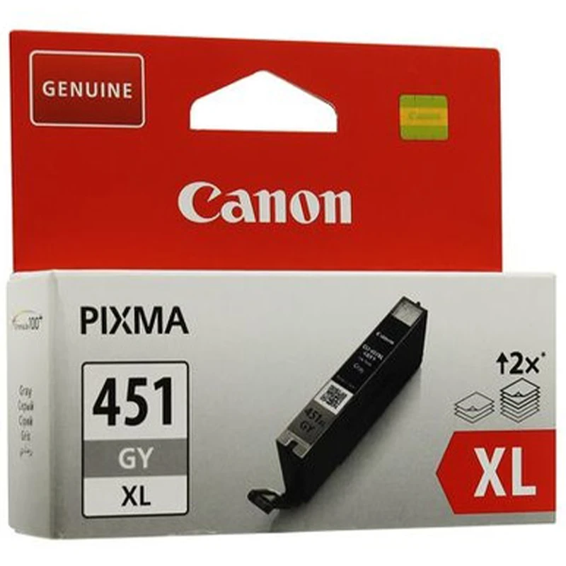 კარტრიჯი Canon CLI-451XL GY Gray for PIXMA IP7240, iP8740, iX6840, MG5440, MG5540, MG5640, MG6340