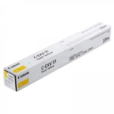 ტონერი Canon C-EXV 51 Toner Cartridge Yellow For Canon iRC5535 / 5535i / 5540i / 5550i / 5560i (60