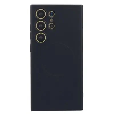 ტელეფონის ქეისი For Samsung Galaxy S25 Ultra Case Compatible with MagSafe Shockproof TPU Phone Cover - Black