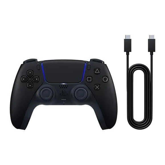 კონსოლის აქსესუარი Sony Playstation DualSense Wireless Controller Midnight Black & USB Cable for PC