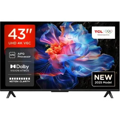 ტელევიზორი TCL 43V6C Google TV 4K HDR10 WiFi5