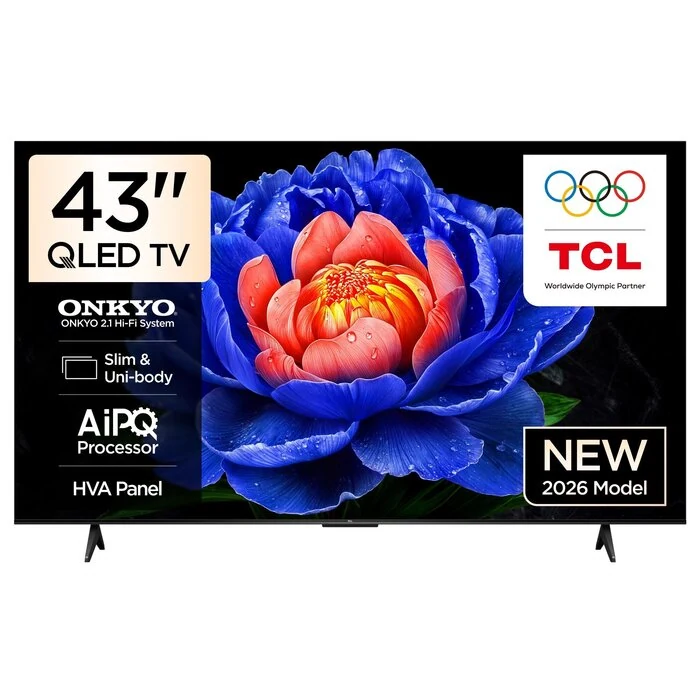 ტელევიზორი TCL QLED 43P7L 4K Google TV HDR10+ Dolby Atmos
