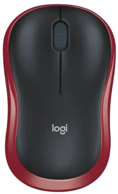 უსადენო მაუსი Logitech M185 - EER2 - RED