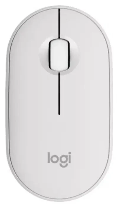 მაუსი Logitech Pebble Mouse 2 M350s - TONAL WHITE - BT - EMEA-808 - DONGLELESS