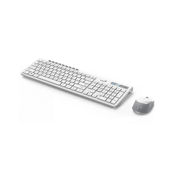 კლავიატურა და მაუსი Genius SlimStar 8230 Wireless Bluetooth Combo White