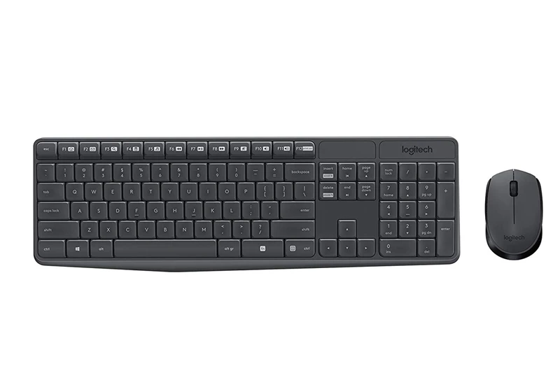კლავიატურა და მაუსი Logitech Wireless Combo MK235 - INTNL - Russian Layout (V5L920007948)