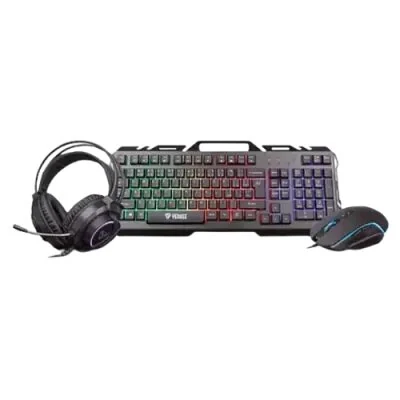 კლავიატურა და მაუსი Yenkee PREMIUM GAMING SET 3in1 ECLIPSE