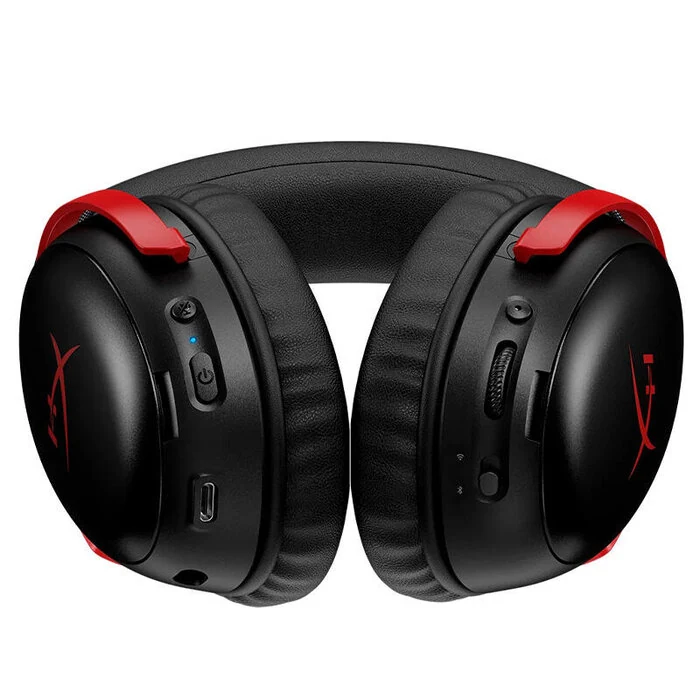 გეიმინგ ყურსასმენი HyperX Cloud III S Wireless - Black-Red