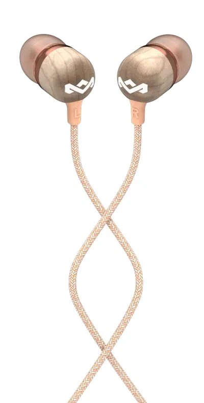 ყურსასმენი House of Marley EM-JE041-CPD Smile Jamaica In-Ear Headphones With Noise-isolating design And