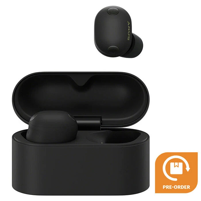 უსადენო ყურსასმენი Sony WF-1000XM6 Wireless Noise Cancelling In-Ear Black (WF1000XM6/BZE)
