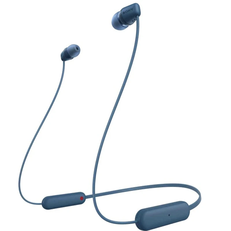ყურსასმენი Sony WI-C100 Wireless In-Ear Earphones WIC100L.E- Blue