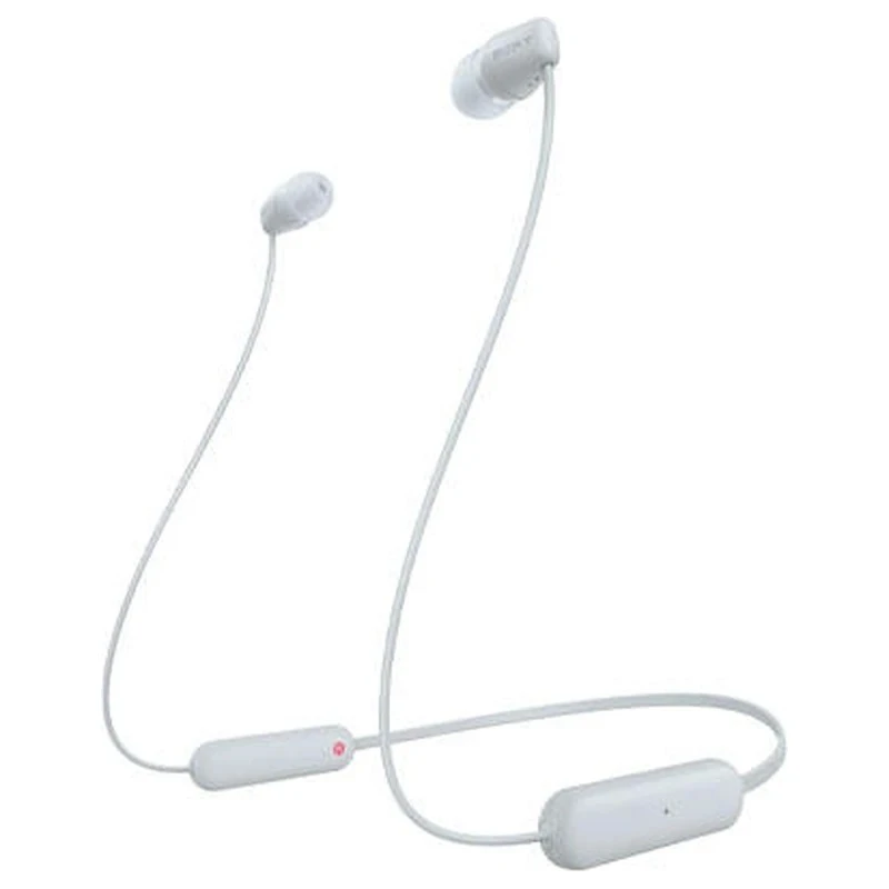 ყურსასმენი Sony WI-C100 Wireless In-Ear Earphones WIC100W.E - White