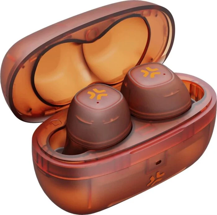 უსადენო ყურსასმენი Celly TRANSPARENT TWS BUSD ORANGE