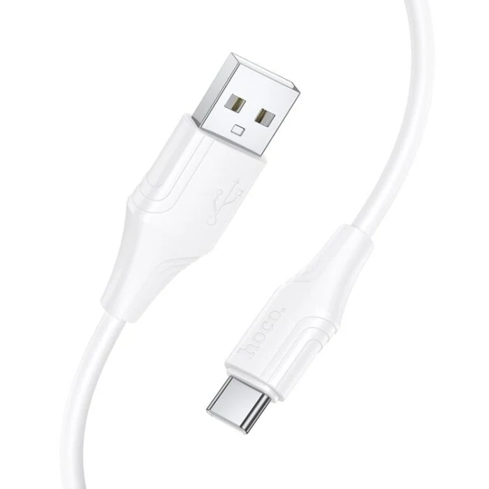 დამტენი კაბელი HOCO X124 Bien silicone charging data cable Type-C White