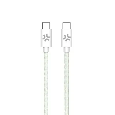 დამტენი კაბელი Celly PD USB Type-C cable to USB Type-C (60 W) 1.5M Green