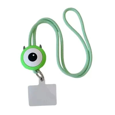 ტელეფონის ქეისი 45cm Phone Lanyard Cartoon Pendant Crossbody Rope Neck Strap with Patch - Single Eye
