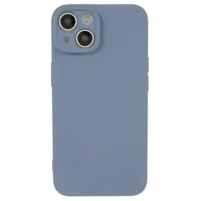 ტელეფონის ქეისი for iPhone 15 Fiber Lining Shell Candy Color Anti-drop TPU Rubberized Phone Cover - Lavender