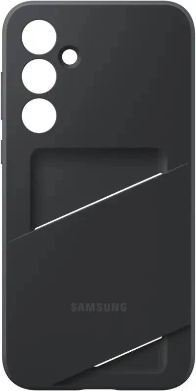 ტელეფონის ქეისი Samsung Galaxy A35 case Silicone Card Slot Case Black (EF-OA356TBEGRU)