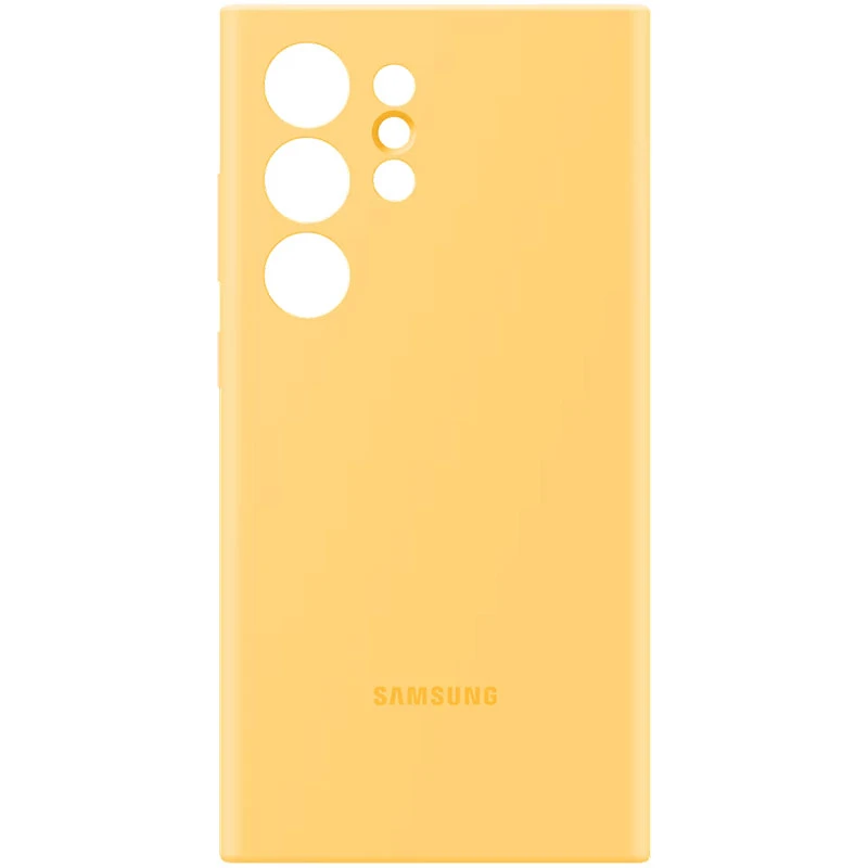 ტელეფონის ქეისი Samsung Galaxy S24 Ultra Silicone Case yellow (EF-PS928TYEGRU)