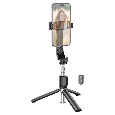 სელფის ჯოხი HOCO K20 Prior live broadcast holder black