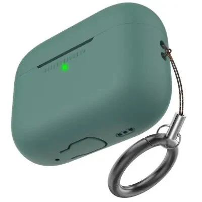 ყურსასმენის ქეისი AHASTYLE PT187-G Shockproof Silicone Case for Apple AirPods Pro 2 Earphone Charging Bin Drop