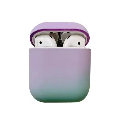 ყურსასმენის ქეისი For Apple AirPods 2nd gen. Gradient Frosted PC Hard Case Protective Cover (without Buckle)