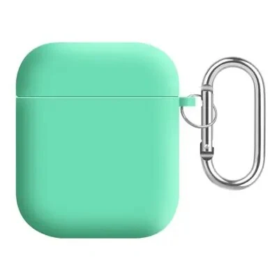 ყურსასმენის ქეისი For Apple AirPods 2nd gen. Silicone+PC Lining Protective Cover - Spearmint Green