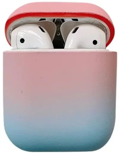 Чехол для наушников For Apple AirPods 2nd gen.Gradient Frosted PC Hard Case Protective Cover (without Buckle)