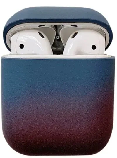 Чехол для наушников For Apple AirPods 2nd gen.Gradient Frosted PC Hard Case Protective Cover (without Buckle)