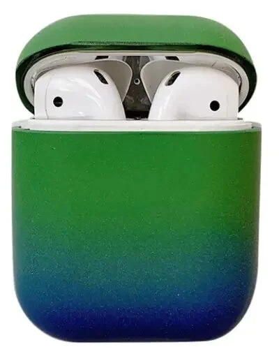 Чехол для наушников For Apple AirPods 2nd gen.Gradient Frosted PC Hard Case Protective Cover (without Buckle)