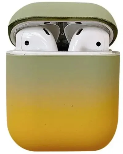 Чехол для наушников For Apple AirPods 2nd gen.Gradient Frosted PC Hard Case Protective Cover (without Buckle)