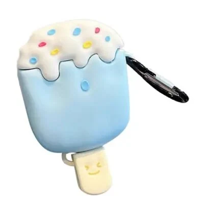 ყურსასმენის ქეისი For Apple AirPods 3 Cartoon Ice Cream Design Earphone Cover Silicone Drop-proof Case with