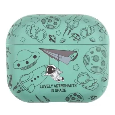 ყურსასმენის ქეისი For Apple AirPods 3 TPU Water Transfer Printing Earphone Charging Case Shockproof Protective