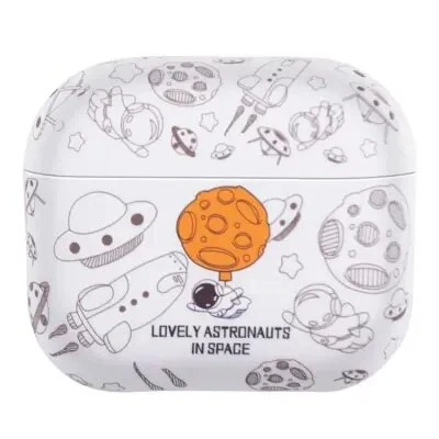 ყურსასმენის ქეისი For Apple AirPods 3 TPU Water Transfer Printing Earphone Charging Case Shockproof Protective