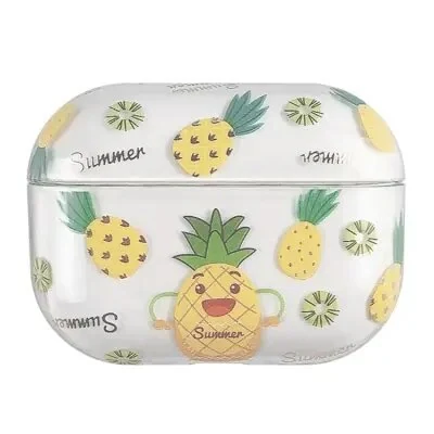ყურსასმენის ქეისი For Apple AirPods Pro (Gen 2) (USB-C) / Pro 2 Hard PC Lacquered Fruit Flower Pattern Bluetooth
