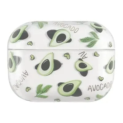 ყურსასმენის ქეისი For Apple AirPods Pro (Gen 2) (USB-C) / Pro 2 Hard PC Lacquered Fruit Flower Pattern Bluetooth