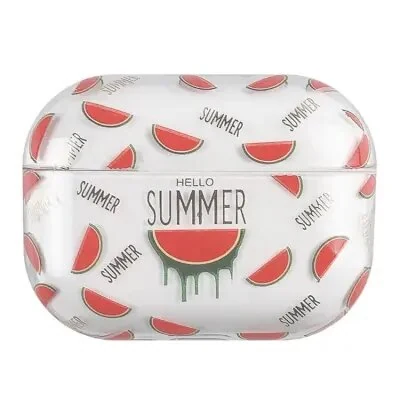 ყურსასმენის ქეისი For Apple AirPods Pro (Gen 2) (USB-C) / Pro 2 Hard PC Lacquered Fruit Flower Pattern Bluetooth