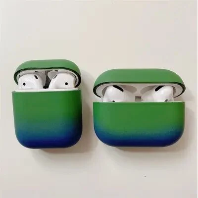 ყურსასმენის ქეისი For Apple AirPods Pro Gradient Frosted Bluetooth Earphone Protective Cover PC Hard Case