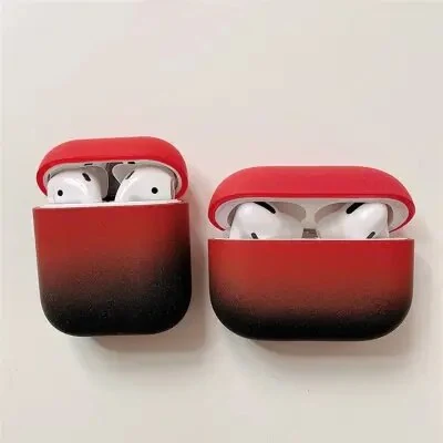ყურსასმენის ქეისი For Apple AirPods Pro Gradient Frosted Bluetooth Earphone Protective Cover PC Hard Case