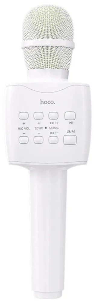 მიკროფონი HOCO BK5 Cantando karaoke microphone white