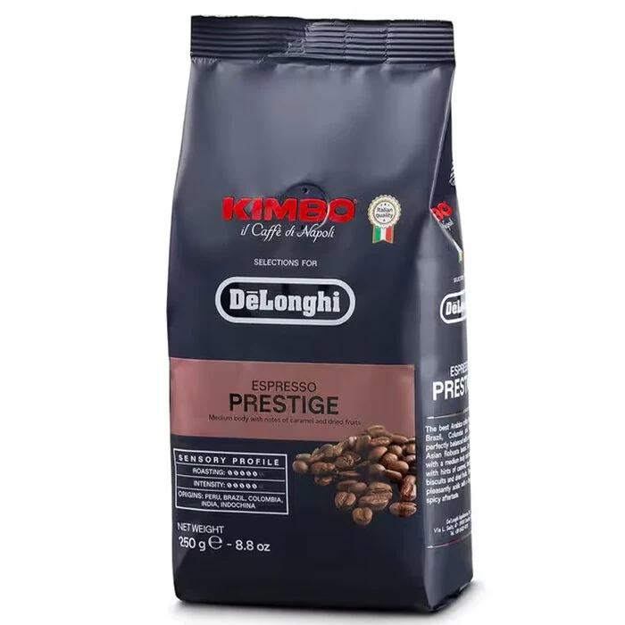 ყავის მარცვლები Delonghi DLSC614 KIMBO- PRESTIGE250GR BEANS