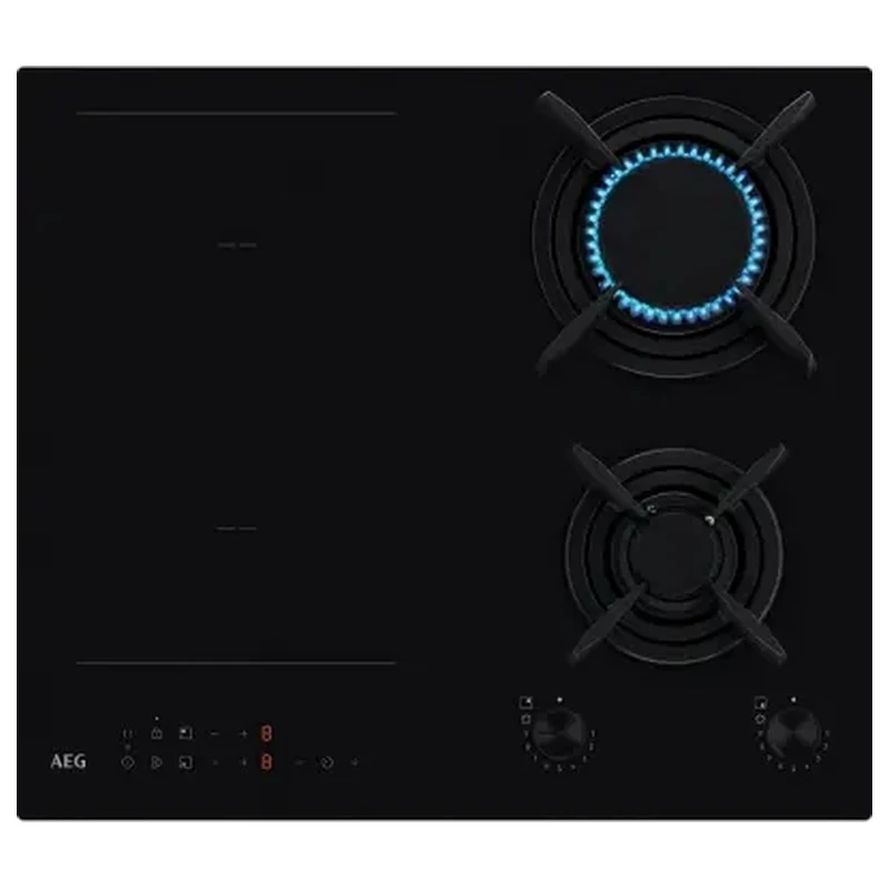 ჩასაშენებელი ზედაპირი AEG HDB64623NB Black Glass