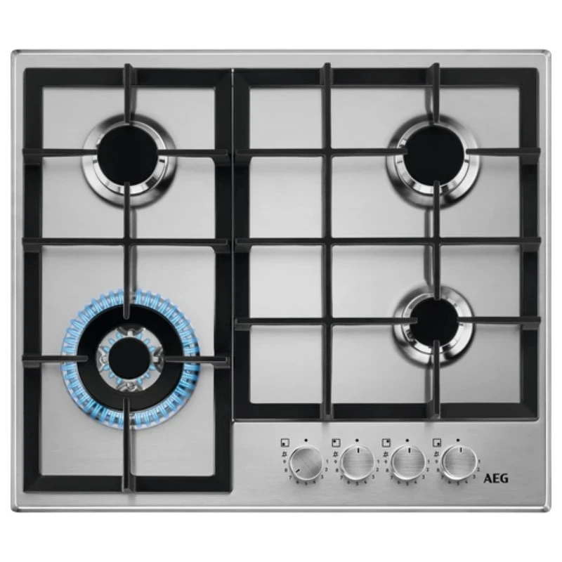 ჩასაშენებელი ზედაპირი AEG HGB64420SM Stainless steel